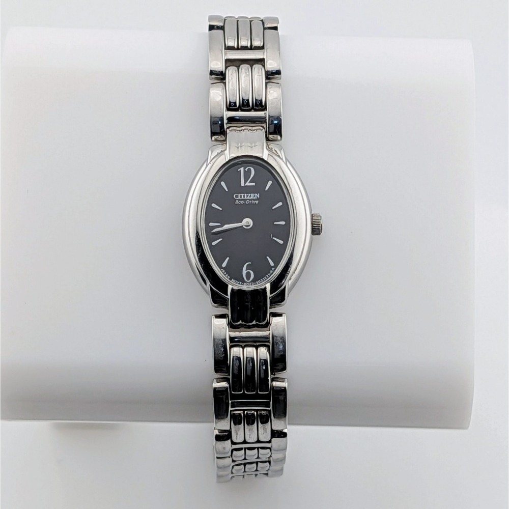 Citizen Eco-Drive B023-S019117 Women's Oval Watch New Capacitor 18mm 7.25"